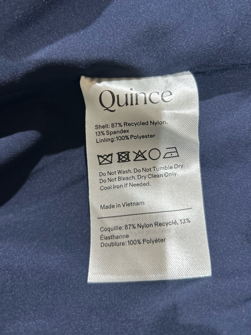 NWT Quince Scuba Captain's Convertible Blazer Navy Blue M Nautical Classic - Picture 9 of 11